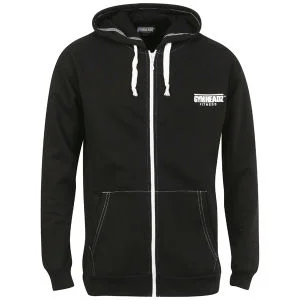 Gymheadz Sportswear Men's Hooded Jacket - Black - S - Noir Image 1