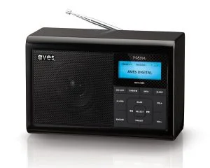 Aves Neon DAB Radio - High Gloss Black Image 1