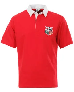 Cotton Traders Men's Rugby Lions Classic Jersey Polo - S - Rouge Image 1