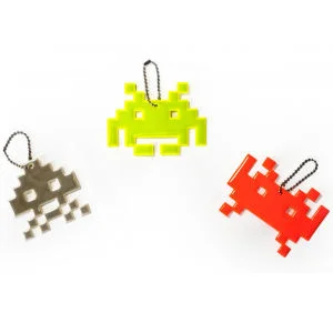 Space Invader Reflective Accessory Image 1