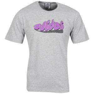 adidas Men's Trainier Graphic T-Shirt - Grey - S - Gris Image 1