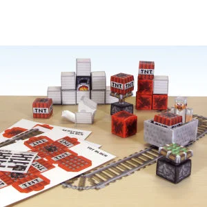 Kit de Construction en Papier Minecraft 48 Pièces Image 1