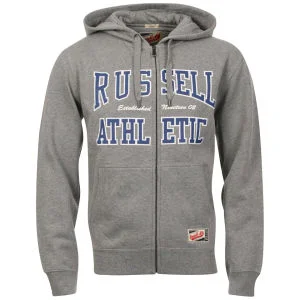 Russell Athletic Men's Pittman Hoody - Grey - S - Gris Image 1