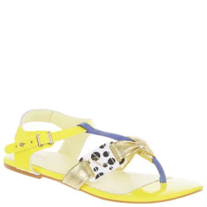 Diesel Women's Mission Bay Sandals - Gold/Yellow Fluo - 3 - Doré Image 1