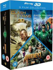 3D Triple Pack: Clash of the Titans / Journey 2 / Green Lantern Image 1