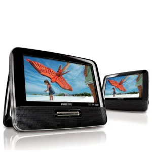 Philips PD7022/05 7 Inch Dual Screen DVD Player Image 1