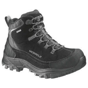 Merrell Men's Norsehund Omega Mid Water Proof Hiking Boots - Black/Grey - UK 7 - Noir/Gris Image 1