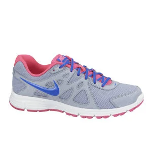 Nike Men's Revolution 2 Running Shoes - Grey/Blue/Pink - 4 - Grey/Blue/Pink Image 1