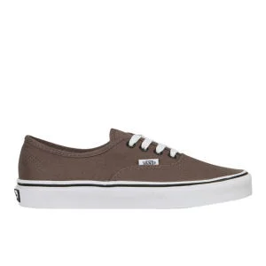 Vans Authentic Canvas Trainers - Pewter/Black - 3 - Pewter/Black Image 1