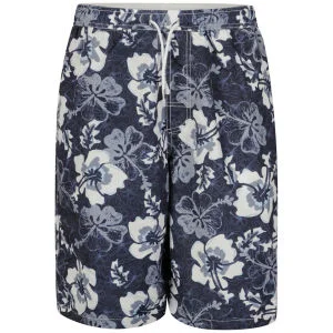 Slazenger Men's Floral Short - Navy - S - Navy Image 1