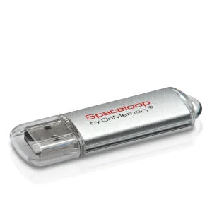 CnMemory 64GB Spaceloop Metal USB 2.0 Flash Drive Image 1
