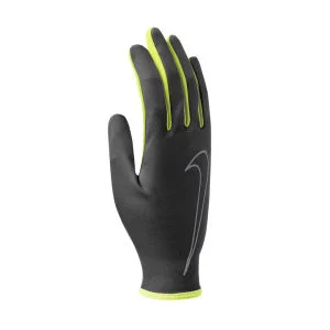 Nike Men's Rally Run Gloves - Black/Volt - M - Noir Image 1