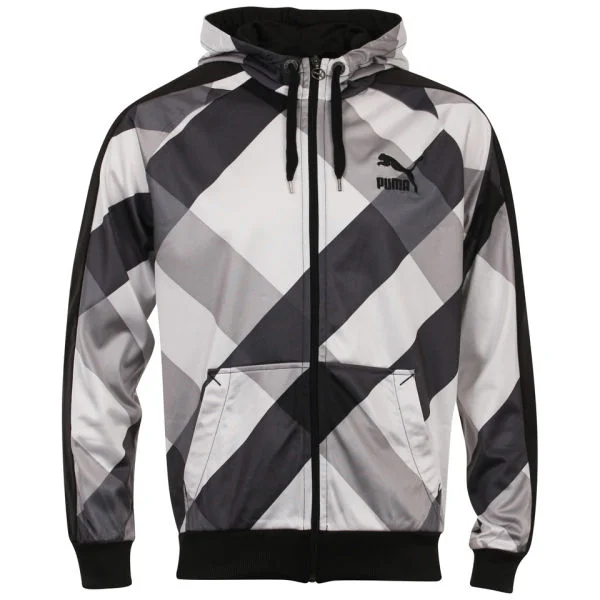 Puma Men's Archive Track Jacket - Black/White - S - Black/White Image 1
