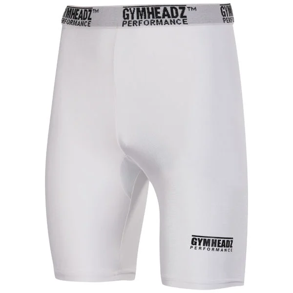 Gymheadz Men's Performance Skin Range Short White - S - Blanc Image 1