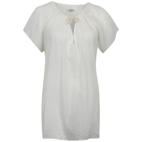 Chloe Women's Blouse Dress - Cream - 12 - Crème Image 1