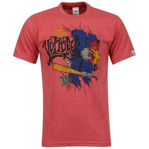 Addict Men's Vulture T-Shirt - Red - S - Rouge Image 1