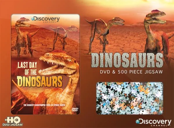 Discovery Channel: Dinosaurs (DVD & Jigsaw Gift) Image 1