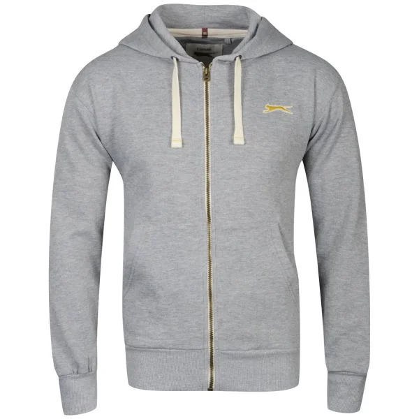 Slazenger Men's Full Zip Hoody - Grey - S - Gris Image 1