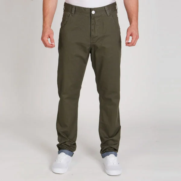 55 Soul Men's Space Chinos - Khaki - 30R - Khaki Image 1