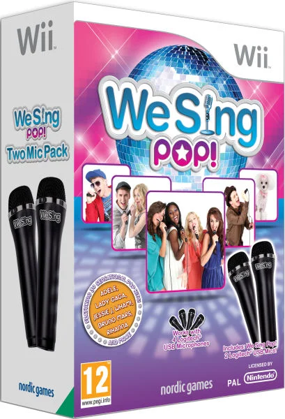 We Sing Pop Bundle with 2 Microphones Image 1