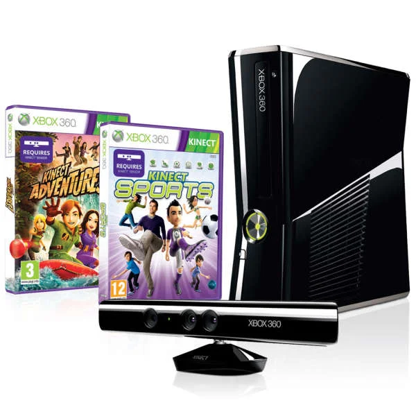 Xbox 360 250GB Bundle (Includes Kinect Sensor, Kinect Adventures and Kinect Sports) Image 1