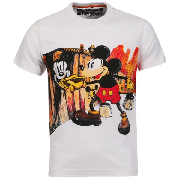 Addict Men's Mear One Mickey T-Shirt - White - S - Blanc Image 1