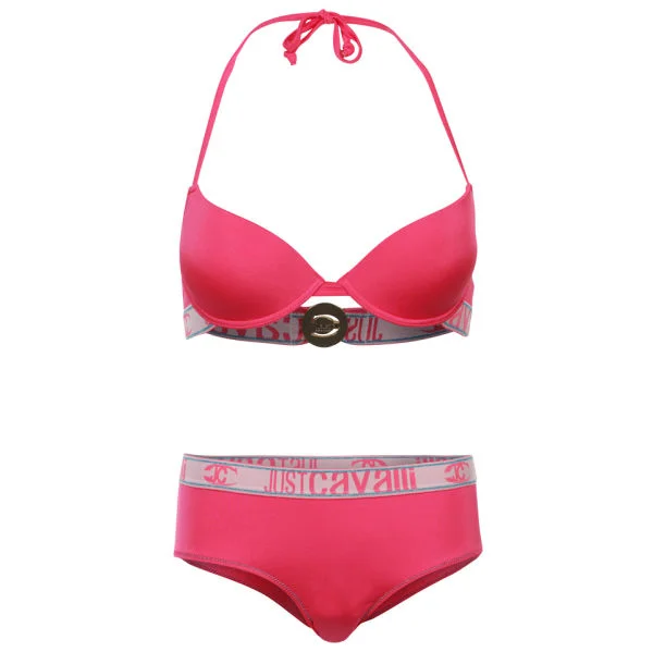 Just Cavalli Women's Logo Waistband Bikini - Pink - 8 - Rose Image 1