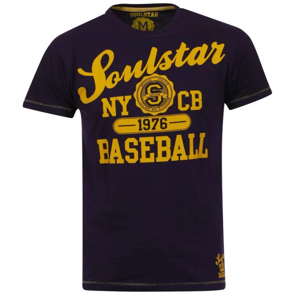 Soul Star Men's Beeball T-Shirt - Purple - S - Violet Image 1