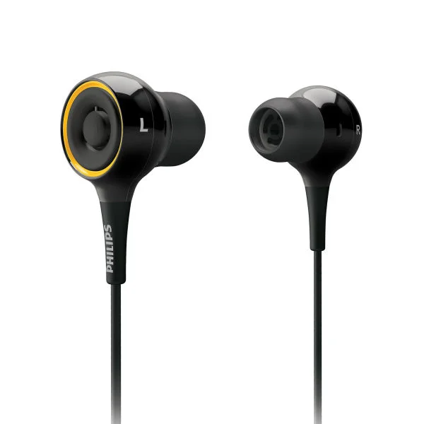 Philips In-Ear Earphones with Virtual Surround Sound - Black (SHE6000/10) Image 1