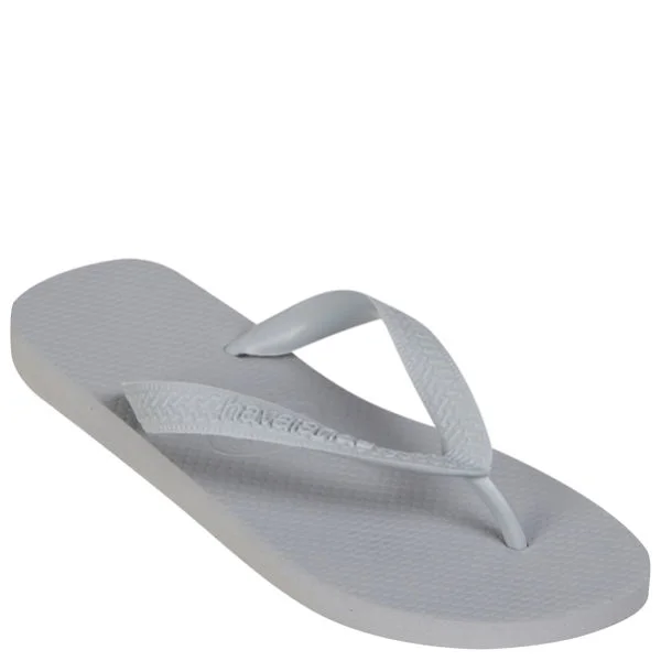 Havaianas Unisex Top Flip Flops - Ice Grey - 1/2 - Ice Grey Image 1
