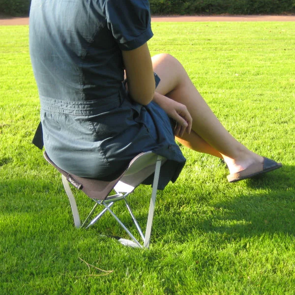 Y.Ply Portable Outdoor Seat and Back Rest - Grey Image 1