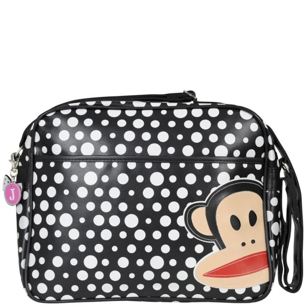 Paul Frank Polka Dot Messenger Bag - Black Image 1