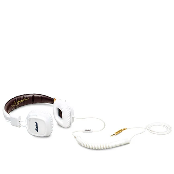 Marshall Headphones Major White with Microphone Image 1