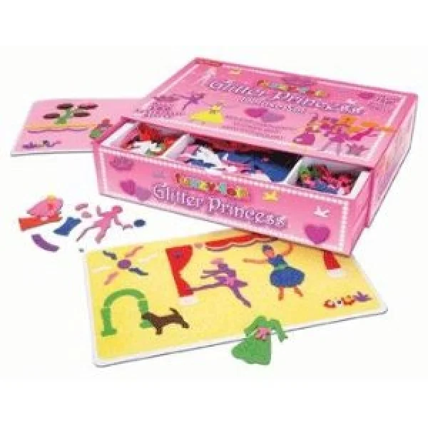 Fuzzy Felts Glitter Princess Deluxe Set Image 1
