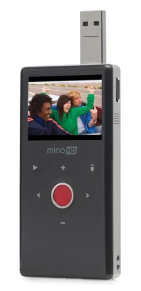 Flip MinoHD 2nd Gen Camcorder - Chrome (M2120MUK) Image 1