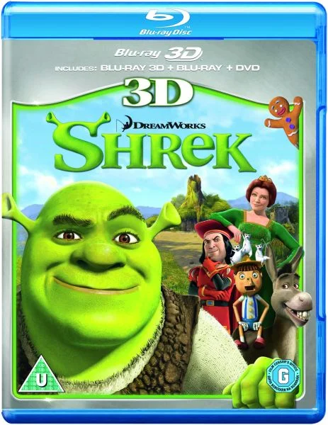 Shrek 3D (3D Blu-Ray, 2D Blu-Ray and DVD) Image 1