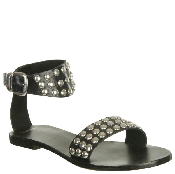 Bronx Women's Sienna Ankle Strap Sandals - Black - 3 - Noir Image 1