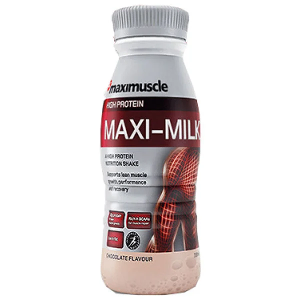 Maximuscle Maxi-Milk RTD (330ml) - 330ml - Bouteille - Chocolat Image 1