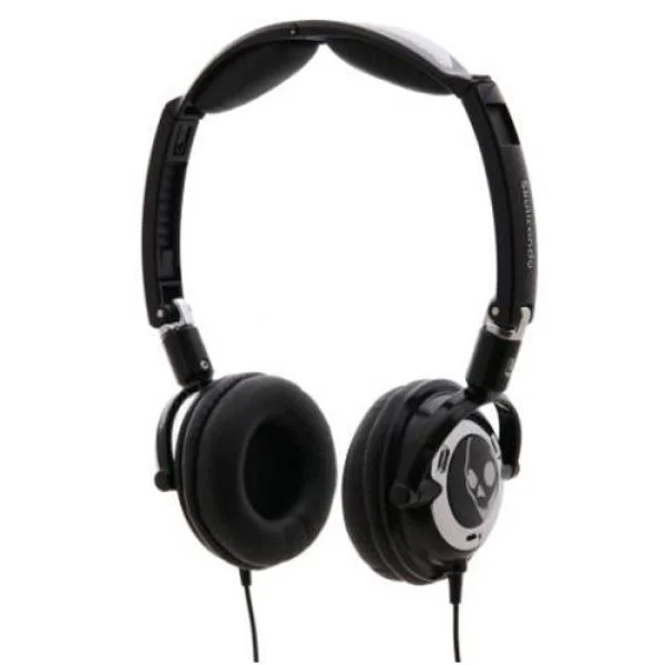Skullcandy 2010 Lowrider Headphones - Black/Chrome Image 1