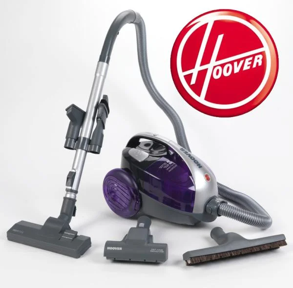 Hoover 2000W Freespace Bagless Cylinder Vacuum Cleaner - Purple Image 1