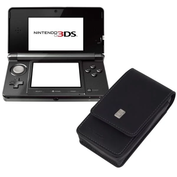 Nintendo 3DS Console (Cosmic Black) Bundle: Includes Free Executive Case Image 1