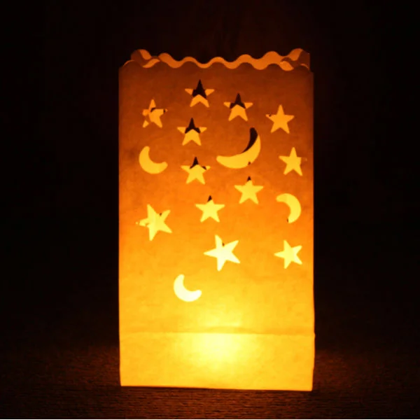 Candle Bags 5 Pack - Stars and Moons Image 1