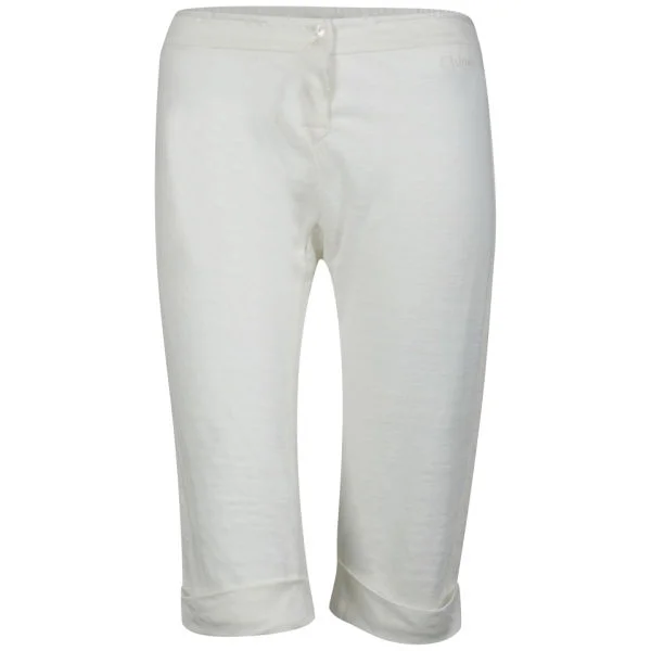 Chloe Women's Three Quarter Length Trousers - White - 10 - Blanc Image 1