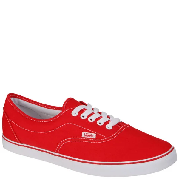 Vans LPE Canvas Trainers - Red - 3 - Rouge Image 1