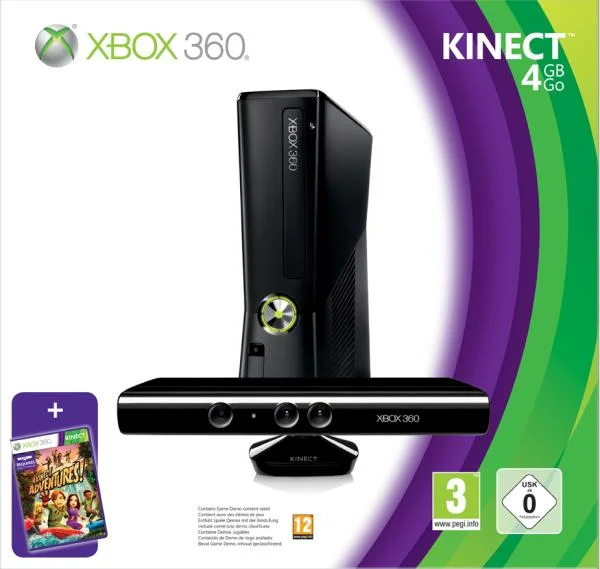 Xbox 360 4GB Console + Kinect Bundle Image 1