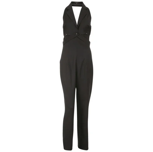 Full Circle Women's Clique Summer Suiting Jumpsuit - Black - M - Noir Image 1