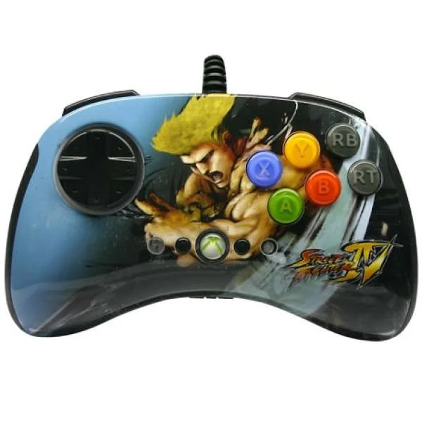 Street Fighter 4: Round 2 Wired Fightpad - Guile (Xbox 360) Image 1