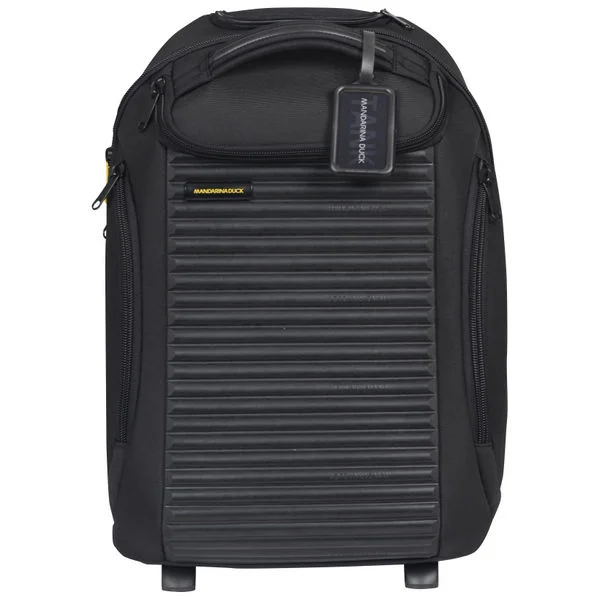 Mandarina Duck Tank Wheeled Business Backpack - Black Image 1