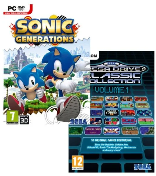 Sonic Generations avec Sega Mega Drive Classic Collection: Volume 1 Image 1
