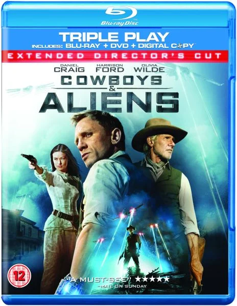 Cowboys and Aliens - Triple Play (Blu-Ray, DVD and Digital Copy) Image 1